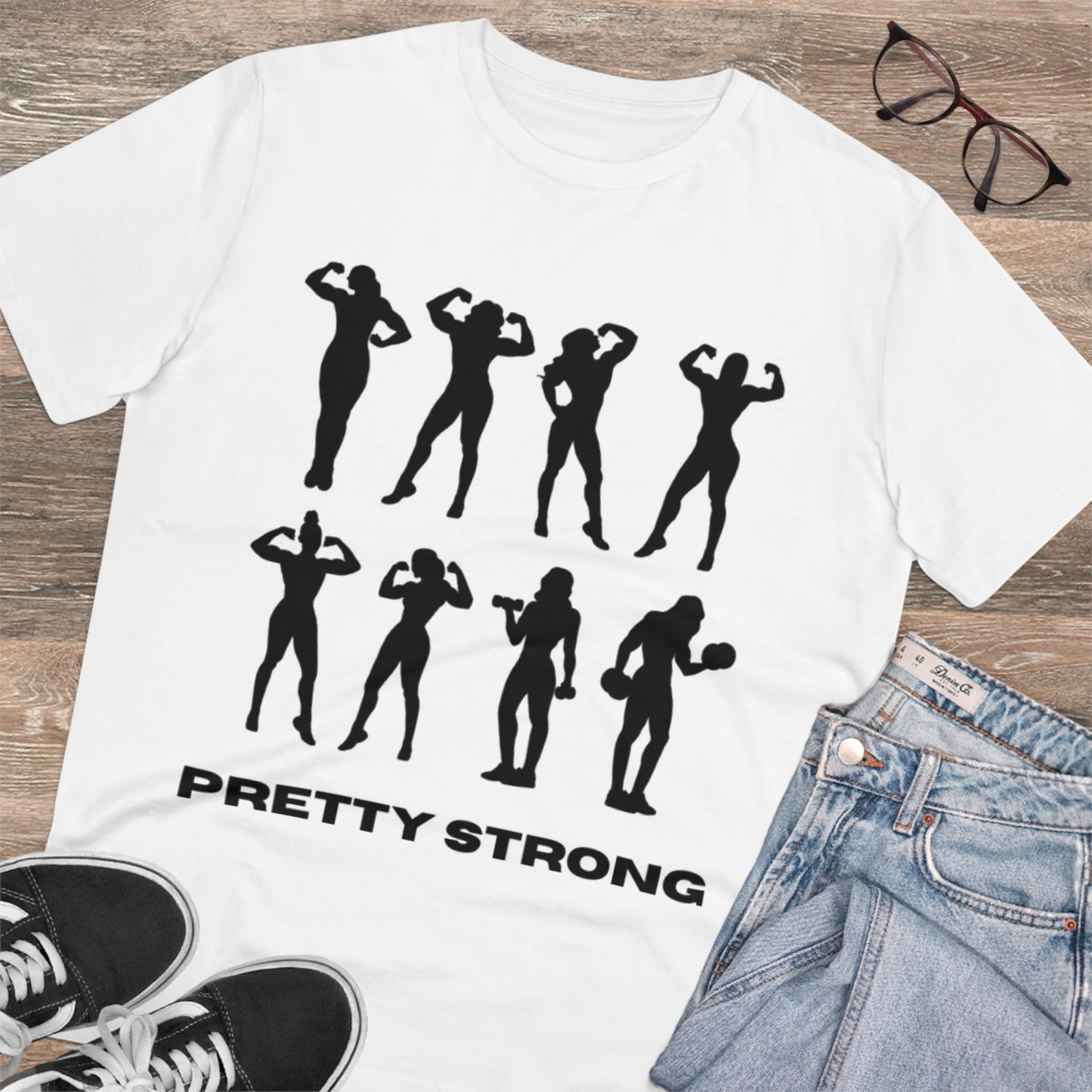 Empower Silhouette Tee "PRETTY STRONG" T-shirt - Unisex