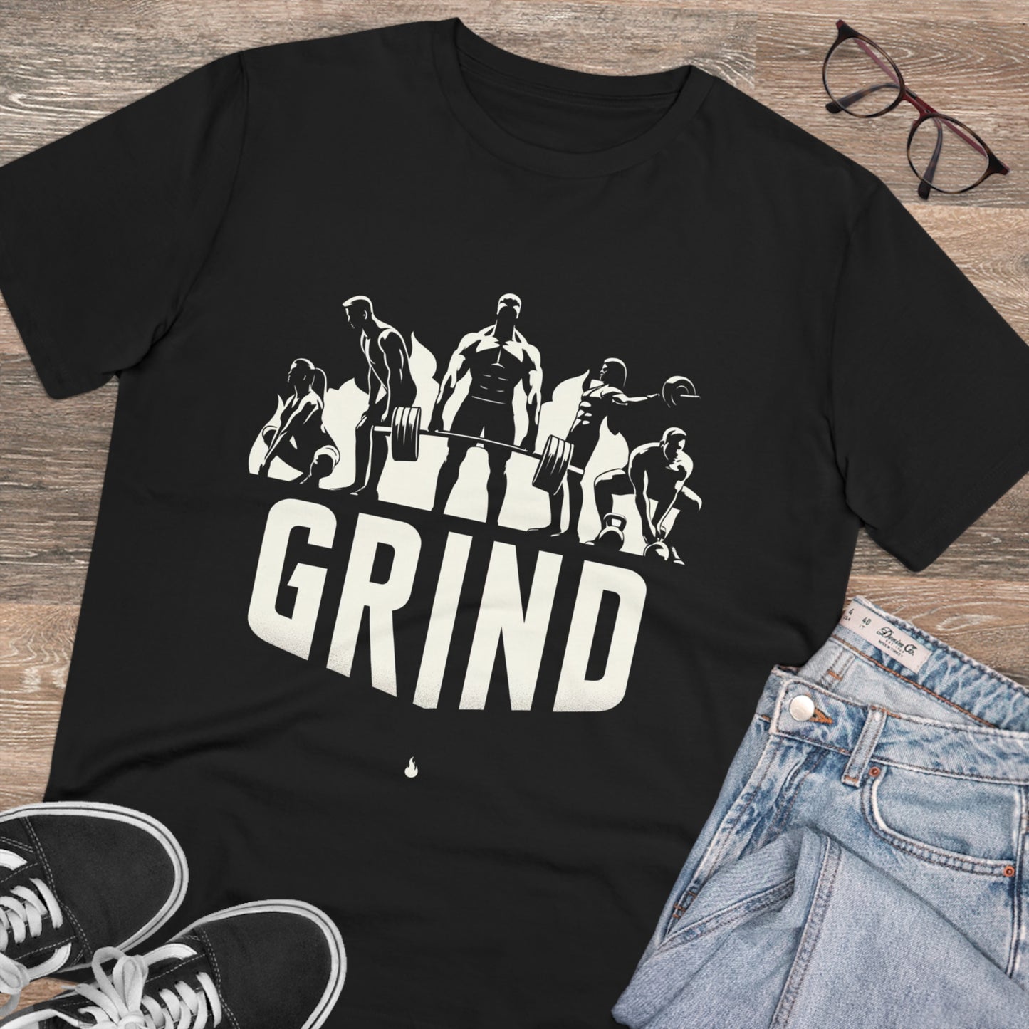 Daily Grind Champion Tee "GRIND" T-shirt - Unisex