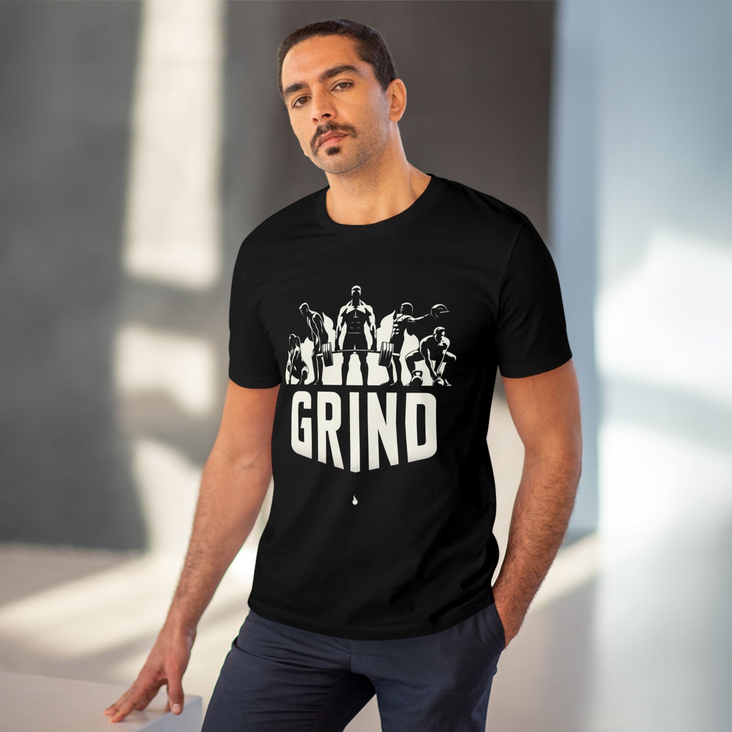 Daily Grind Champion Tee "GRIND" T-shirt - Unisex