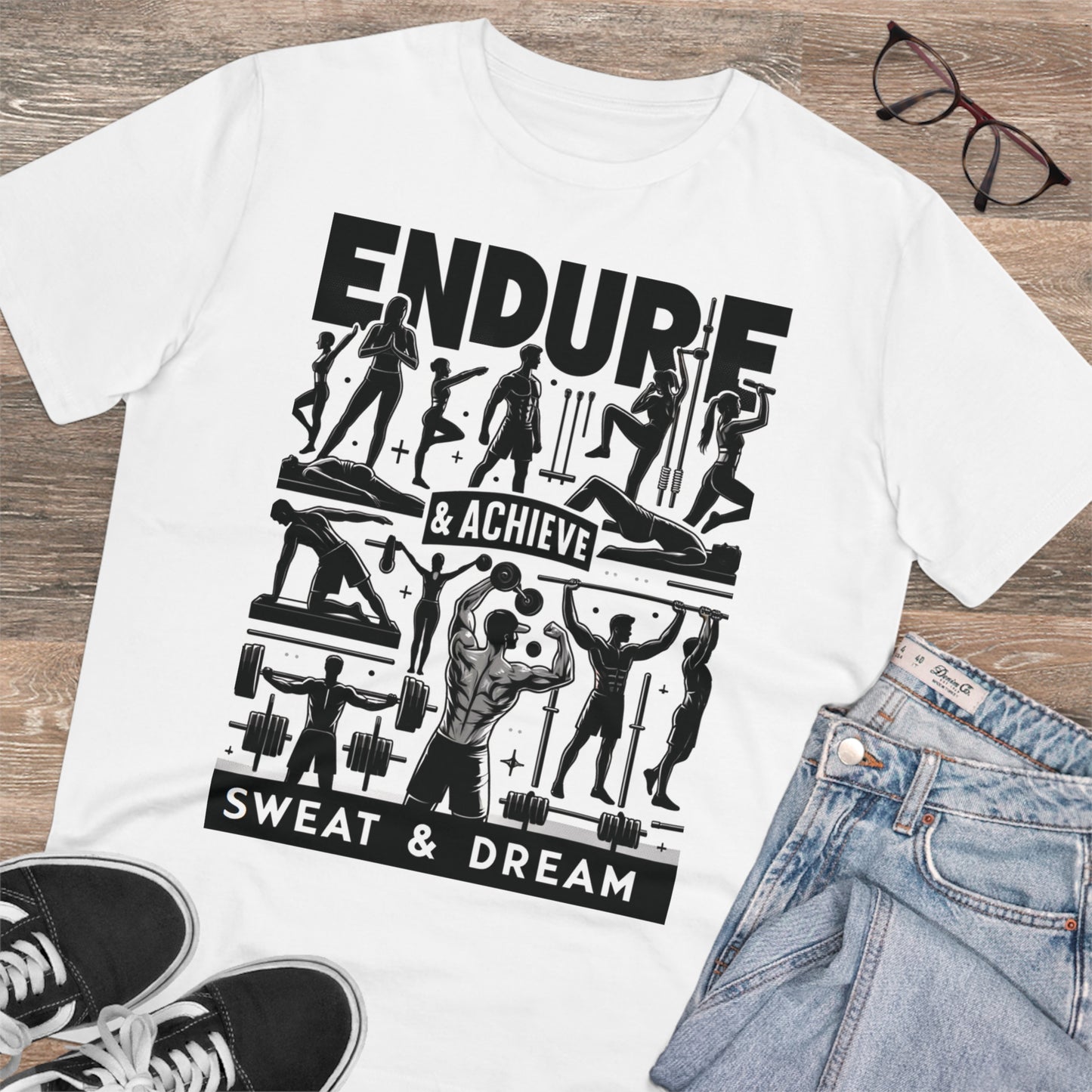 Resilience Rally Tee "ENDURE ACHIEVE SWEAT & DREAM" T-shirt - Unisex